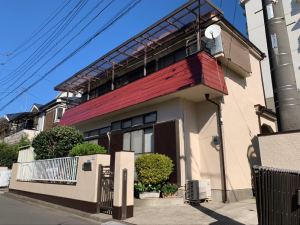埼玉県ふじみ野市 2階建て住宅の外壁塗装